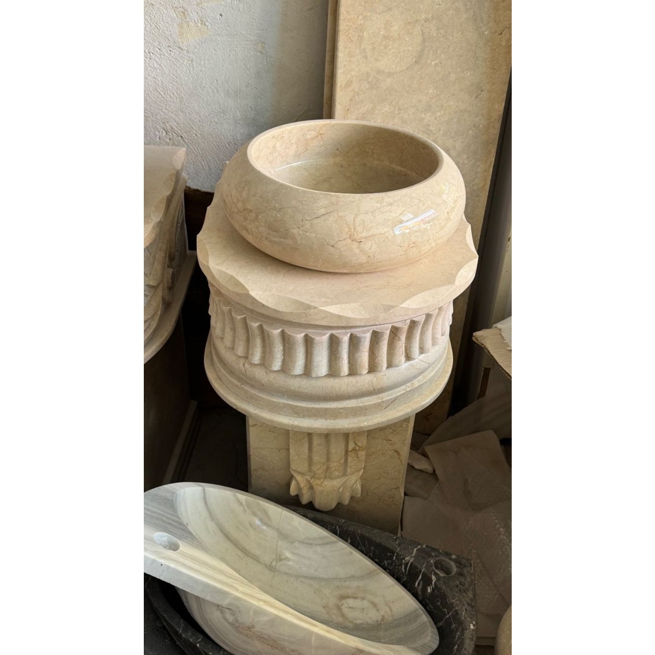 روشویی سیمکان سلطنتی و گلبرگی