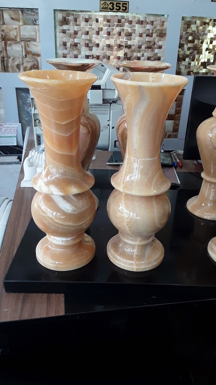 گلدان مرمر ارتفاع 50