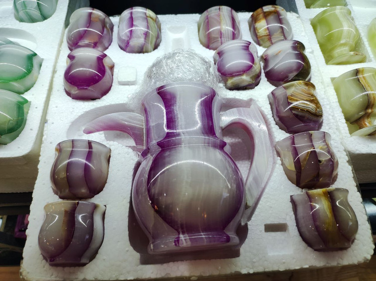 ست قهوه خوری 12 نفره سنگی