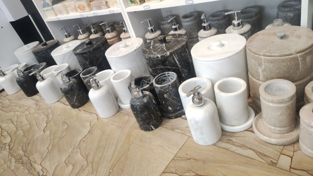 ست 5 تکه بهداشتی سنگی