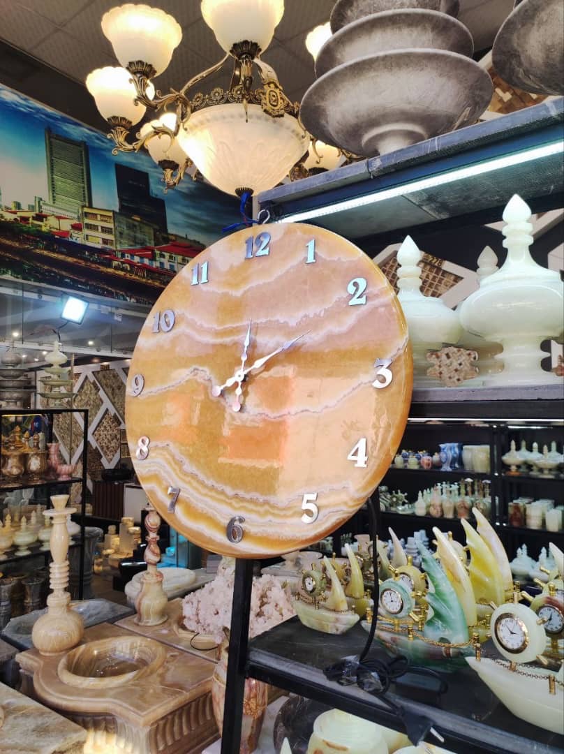 ساعت دیواری سنگی مرمر