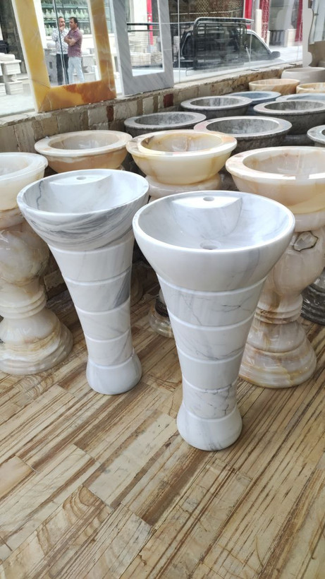 روشویی شیپوری سنگی