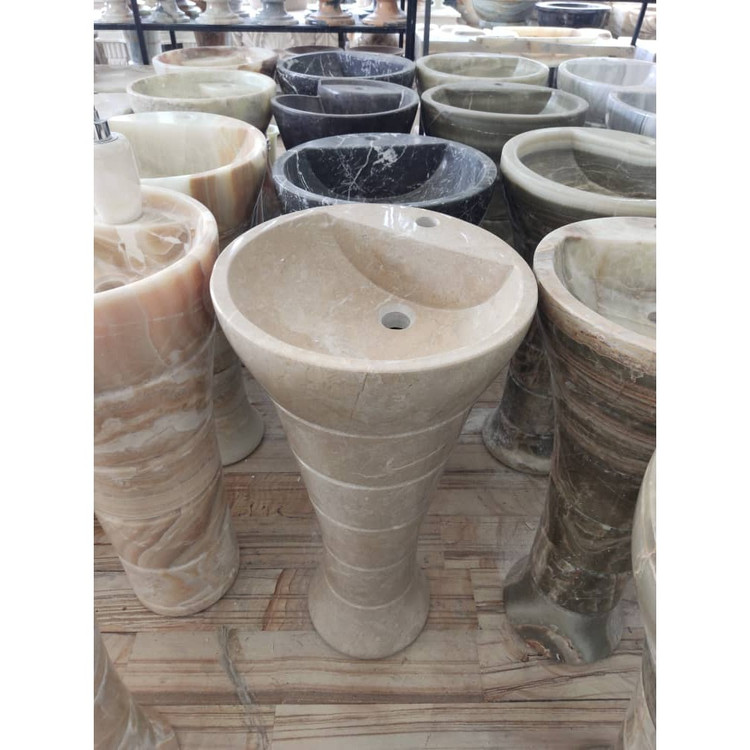 روشویی شیپوری سنگی