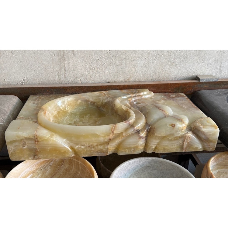 روشویی سنگی مرمر دیواری