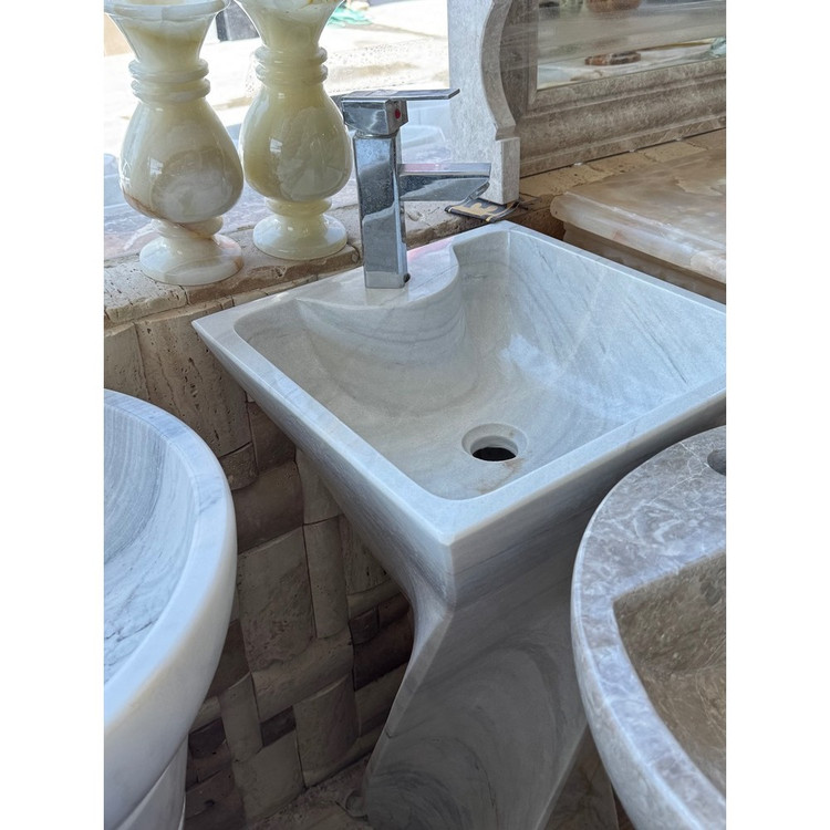 روشویی پیچی سنگی