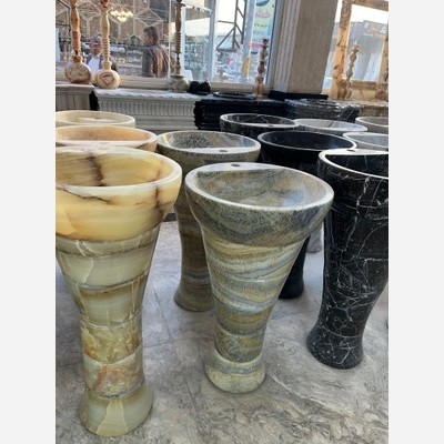 روشویی استوانه ای سنگی